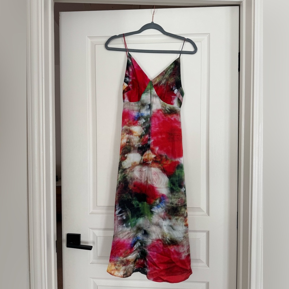 Adam Lippes Hammered Silk Cami Dress